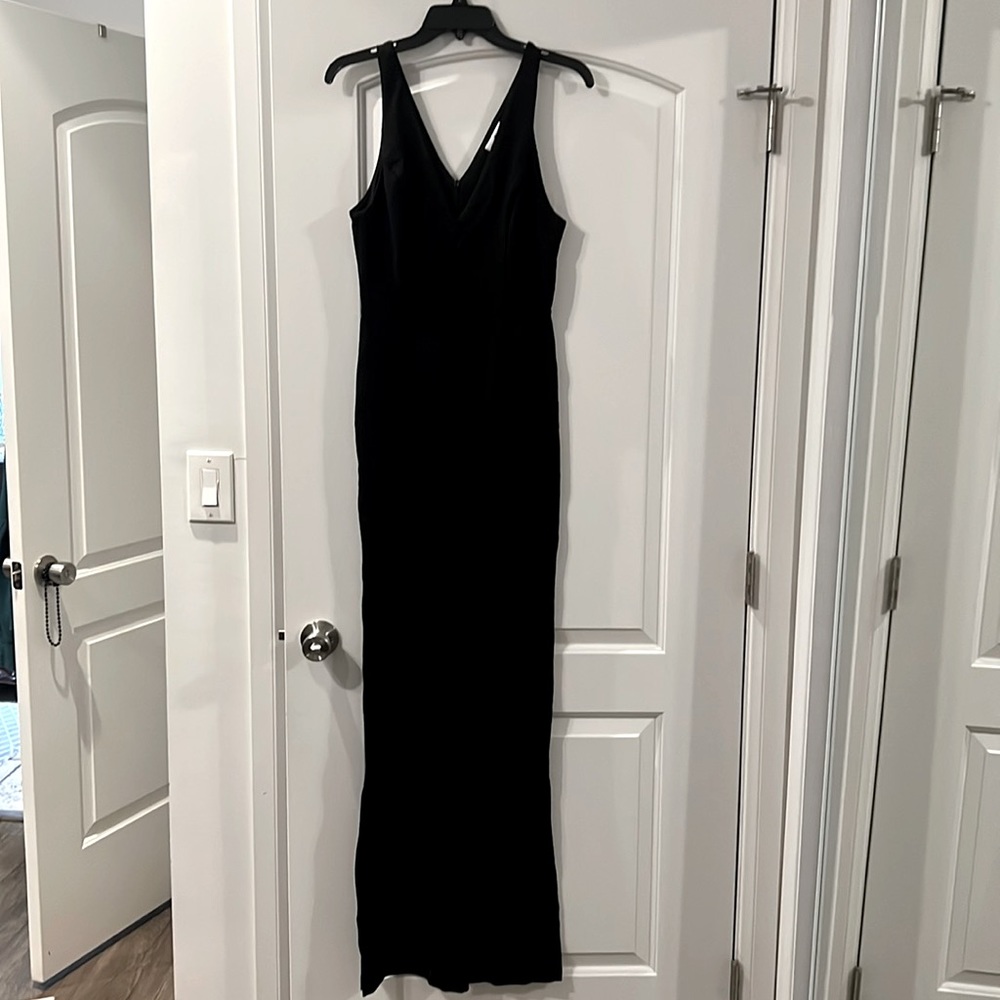 Socialite black knit jumpsuit size med